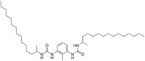 N,N''-(methyl-m-phenylene)bis[N'-(1-methyltetradecyl)urea] Struktur