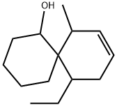 Spiro[5.5]undec-8-en-1-ol, 11-ethyl-7-methyl- (9CI) Struktur