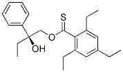 2,4,6-Triethylbenzenethiocarboxylic acid S-(2-hydroxy-2-phenylbutyl) ester Struktur