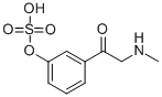 ALPHA METHYLAMINO-M-HYDROXYACETOPHENONE SULFATE Struktur