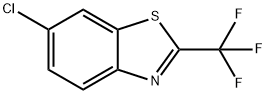 BENZOTHIAZOLE, 6-CHLORO-2-(TRIFLUOROMETHYL)- Struktur