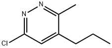 3-CHLORO-6-METHYL-5-PROPYLPYRIDAZINE Struktur