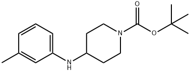 1-BOC-4-[(3-METHYLPHENYL)AMINO]-PIPERIDINE Struktur