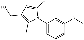 1-(3-METHOXYPHENYL)-2,5-DIMETHYL-1H-PYRROLE-3-METHANOL Struktur