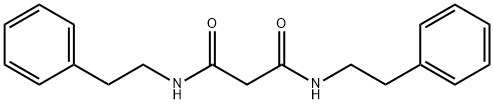 N,N''-DIPHENETHYL-MALONAMIDE Struktur