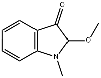 3H-Indol-3-one,1,2-dihydro-2-methoxy-1-methyl-(9CI) Struktur