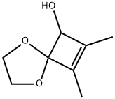 5,8-Dioxaspiro[3.4]oct-2-en-1-ol, 2,3-dimethyl- (9CI) Struktur