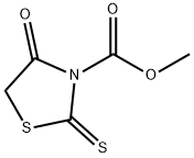 methyl 4-oxo-2-thioxothiazolidine-3-carboxylate Struktur