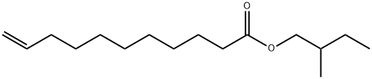 2-methylbutyl undec-10-enoate Struktur