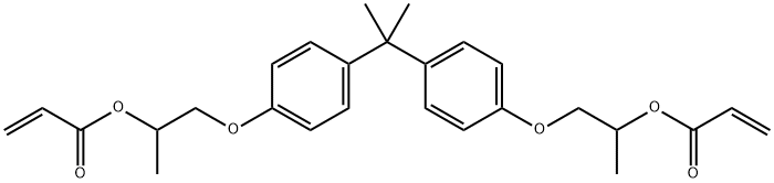 BISPHENOL A DIGLYCIDYL DIACRYLATE Struktur