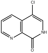 5-chloro-1,7-naphthyridin-8-ol Struktur