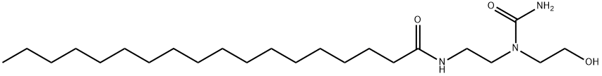 N-[2-[(aminocarbonyl)(2-hydroxyethyl)amino]ethyl]stearamide Struktur