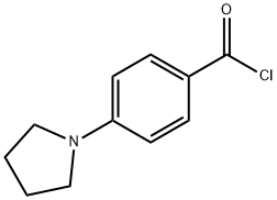 Benzoyl chloride, 4-(1-pyrrolidinyl)- (9CI) Struktur