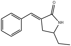 2-Pyrrolidinone,5-ethyl-3-(phenylmethylene)-,(3E)-(9CI) Struktur