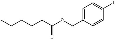 PARA-IODOBENZYLHEXANOATE Struktur