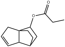 2,3,4,6a-tetrahydro-1H-1,3a-ethanopentalen-3-yl propionate Struktur