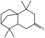 octahydro-1,1,5,5-tetramethyl-7H-2,4a-methanonaphthalen-7-one Struktur