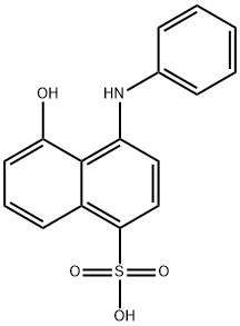 5-hydroxy-4-(phenylamino)naphthalenesulphonic acid Struktur