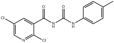 N-[(2,5-DICHLORO-3-PYRIDYL)CARBONYL]-N'-(4-METHYLPHENYL)UREA Struktur