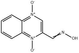 2-Formylquinoxaline-1,4-dioxide oxime Struktur