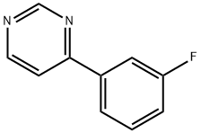 4-(3-Fluorophenyl)pyrimidine Struktur