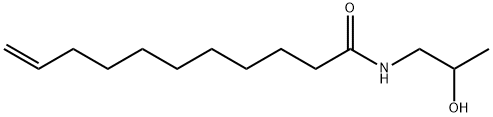 N-(2-Hydroxypropyl)-10-undecenamide Struktur