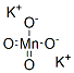 dipotassium manganate Struktur