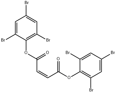 bis(2,4,6-tribromophenyl) maleate Struktur