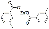 zinc m-toluate  Struktur