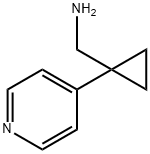 Cyclopropanemethanamine, 1-(4-pyridinyl)- (9CI) Struktur