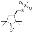 (+)-(1-Oxyl-2,2,5,5-tetramethylpyrrolidin-3-yl)methyl Methanethiosulfonate Struktur