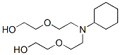 2-[2-[cyclohexyl-[2-(2-hydroxyethoxy)ethyl]amino]ethoxy]ethanol Struktur