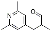 3-(2,6-diMethylpyridin-4-yl)-2-Methylpropanal Struktur