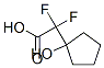 Cyclopentaneacetic acid, -alpha-,-alpha--difluoro-1-hydroxy- (9CI) Struktur