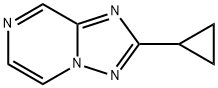 2-cyclopropyl-[1,2,4]triazolo[1,5-a]pyrazine Struktur