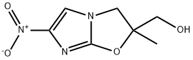 (2-METHYL-6-NITRO-2,3-DIHYDRO-IMIDAZO[2,1-B]OXAZOL-2-YL)-METHANOL
 Struktur