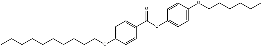 4-(n-Decyloxy)benzoic acid,4-(n-hexyloxy)phenyl ether Struktur