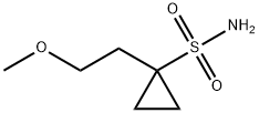 Cyclopropanesulfonamide, 1-(2-methoxyethyl)- (9CI) Struktur