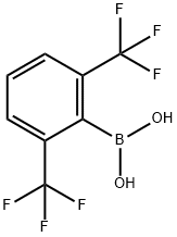 2,6-BIS(TRIFLUOROMETHYL)BENZENEBORONIC ACID Struktur