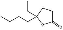 5-butyl-5-ethyldihydrofuran-2(3H)-one Struktur