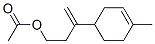 3-(4-methylcyclohex-3-enyl)but-3-enyl acetate  Struktur