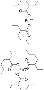 2-ethylhexanoic acid, iron(2+) iron(3+) salt Struktur