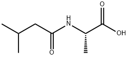 2-(3-methyl-butyrylamino)-propionic acid Struktur