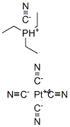 chloroplatinum, triethylphosphanium, cyanide Struktur