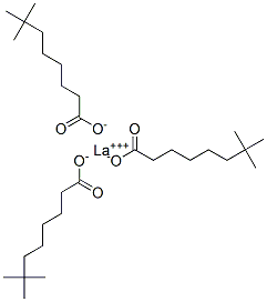 lanthanum(3+) neodecanoate Struktur