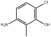 Phenol,  3-amino-6-chloro-2-methyl- Struktur