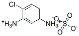 4-chlorobenzene-1,3-diammonium sulphate Struktur