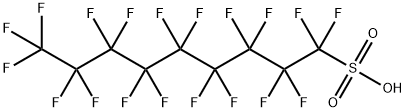 1,1,2,2,3,3,4,4,5,5,6,6,7,7,8,8,9,9,9-nonadecafluorononane-1-sulfonic acid Struktur