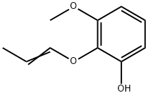 Phenol, 3-methoxy-2-(1-propenyloxy)- (9CI) Struktur