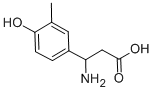 3-AMINO-3-(4-HYDROXY-3-METHYL-PHENYL)-PROPIONIC ACID Struktur